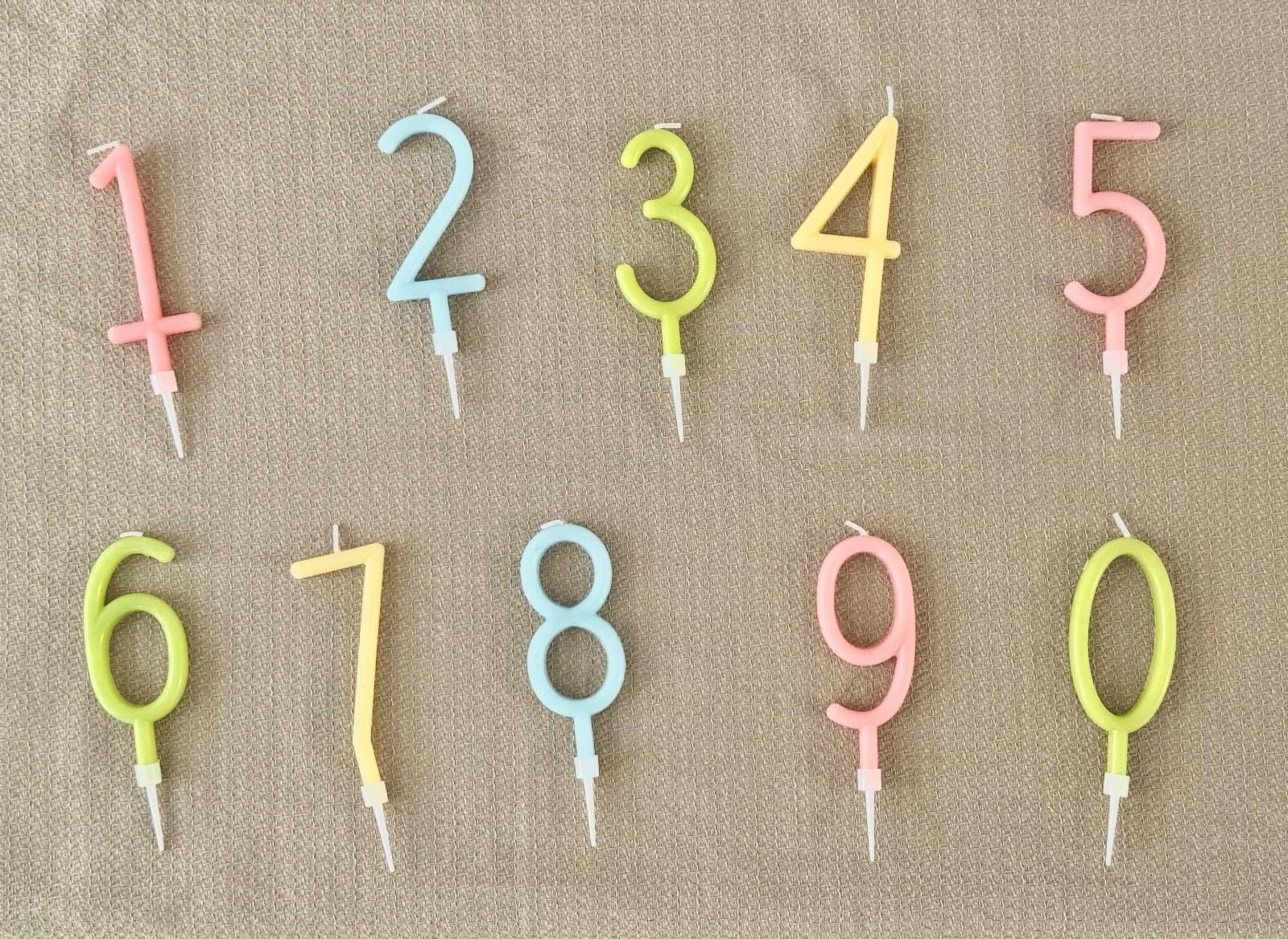 數字蠟燭